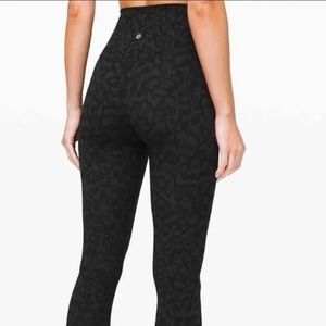 Lululemon Deep Coal Camo Aligns